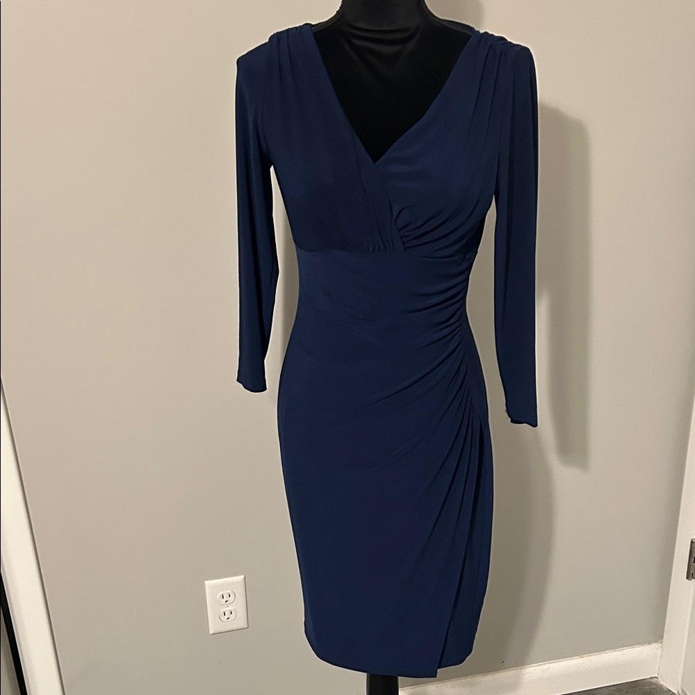Ralph Lauren Deep Blue Long Sleeve Dress